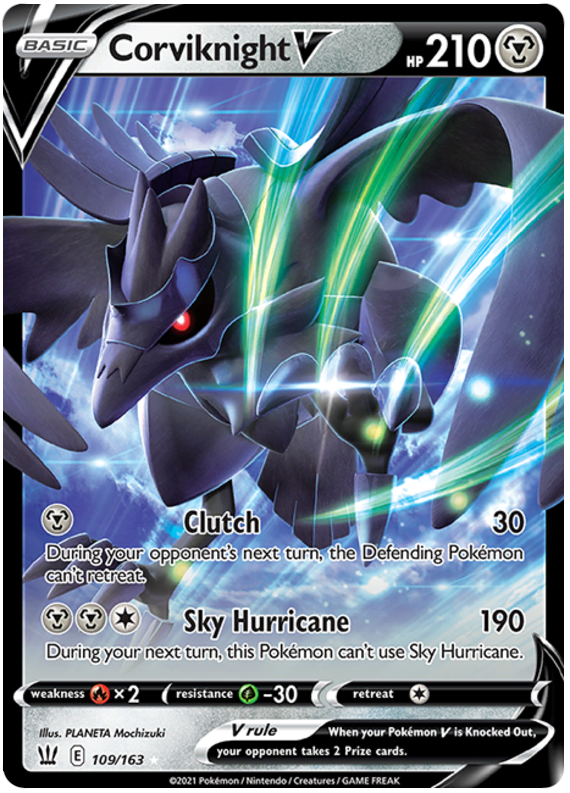 Corviknight V (109/163) [Sword & Shield: Battle Styles] | KingTCG.ca