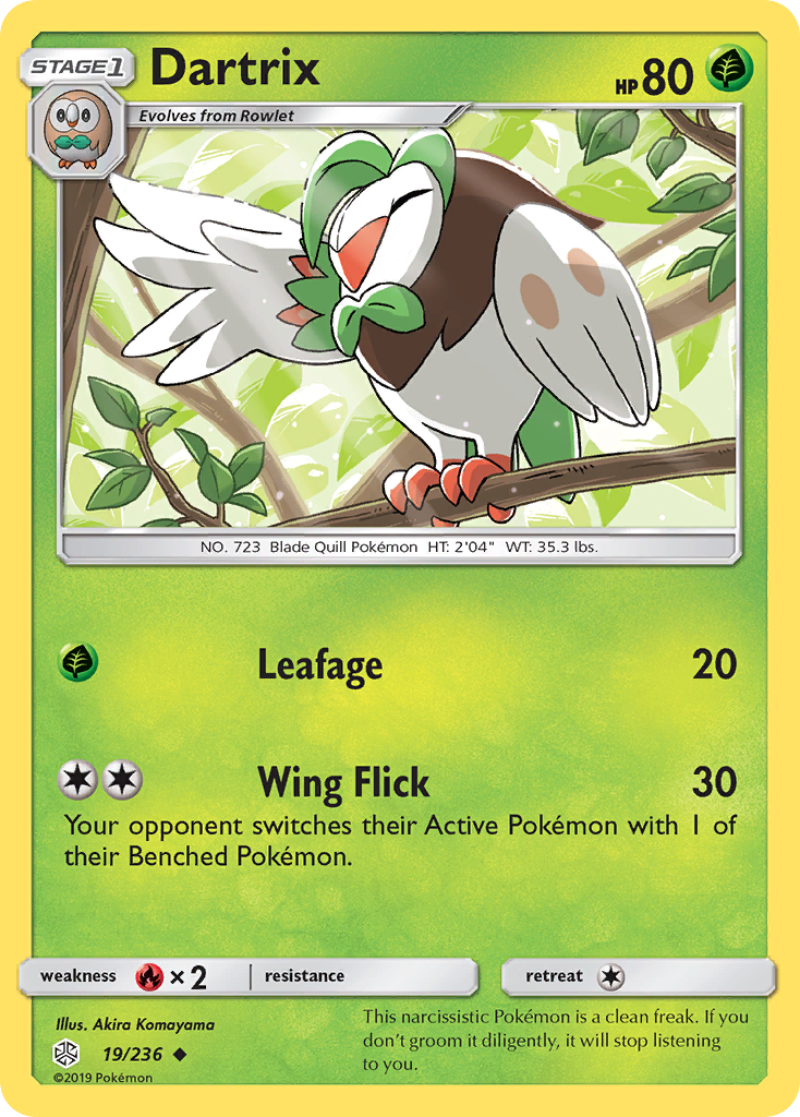 Dartrix (19/236) [Sun & Moon: Cosmic Eclipse] | KingTCG.ca