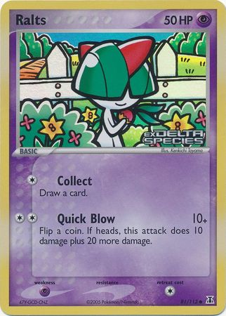 Ralts (81/113) (Stamped) [EX: Delta Species] | KingTCG.ca