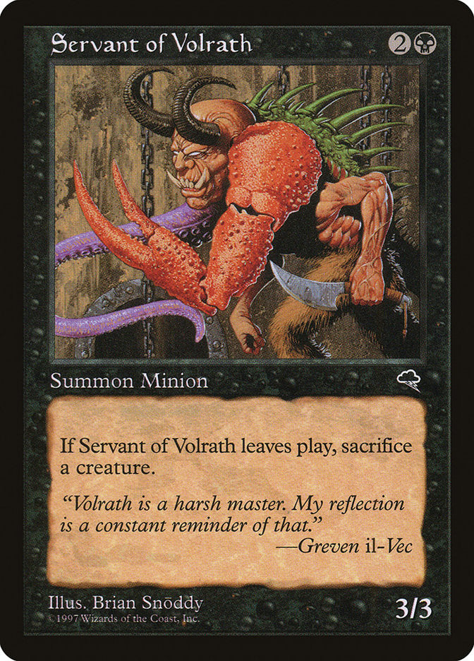 Servant of Volrath [Tempest] | KingTCG.ca