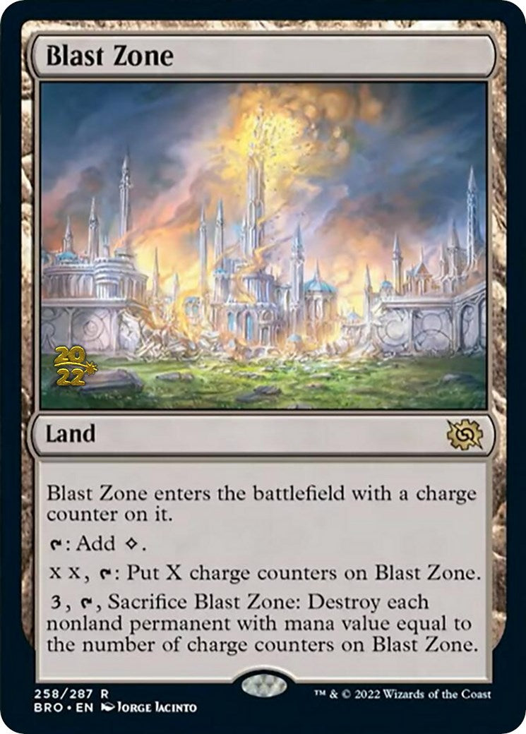 Blast Zone (258) [The Brothers' War: Prerelease Promos] | KingTCG.ca