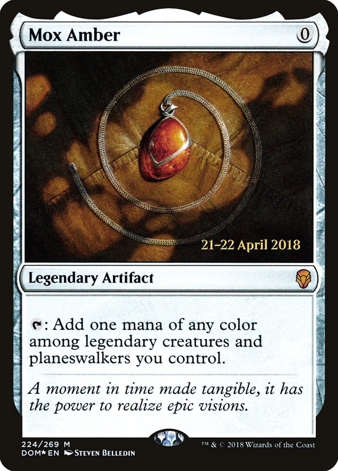 Mox Amber  [Dominaria Prerelease Promos] | KingTCG.ca