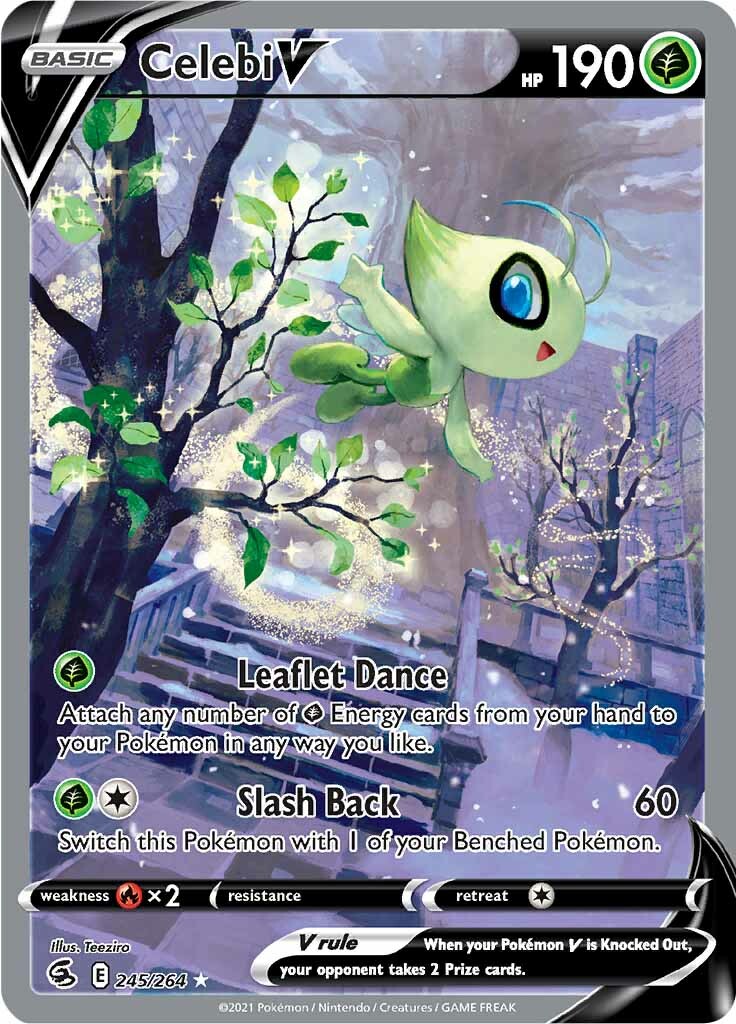 Celebi V  (245/264) [Sword & Shield: Fusion Strike] | KingTCG.ca