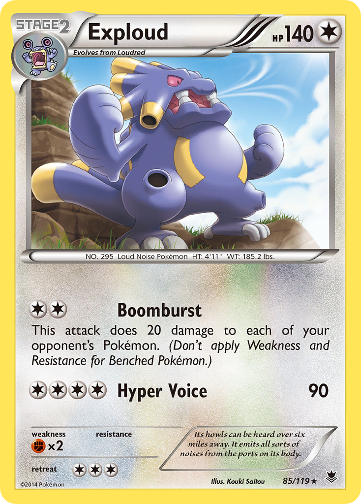 Exploud (85/119) [XY: Phantom Forces] | KingTCG.ca