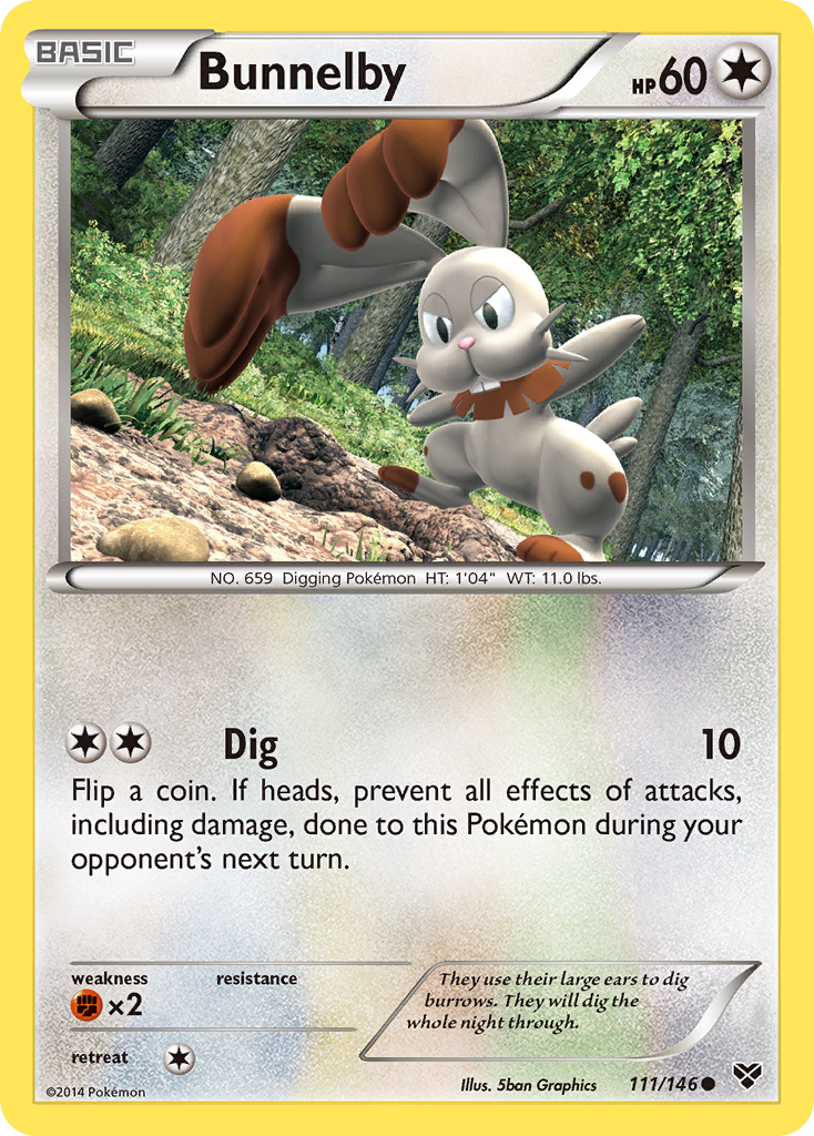 Bunnelby (111/146) [XY: Base Set] | KingTCG.ca