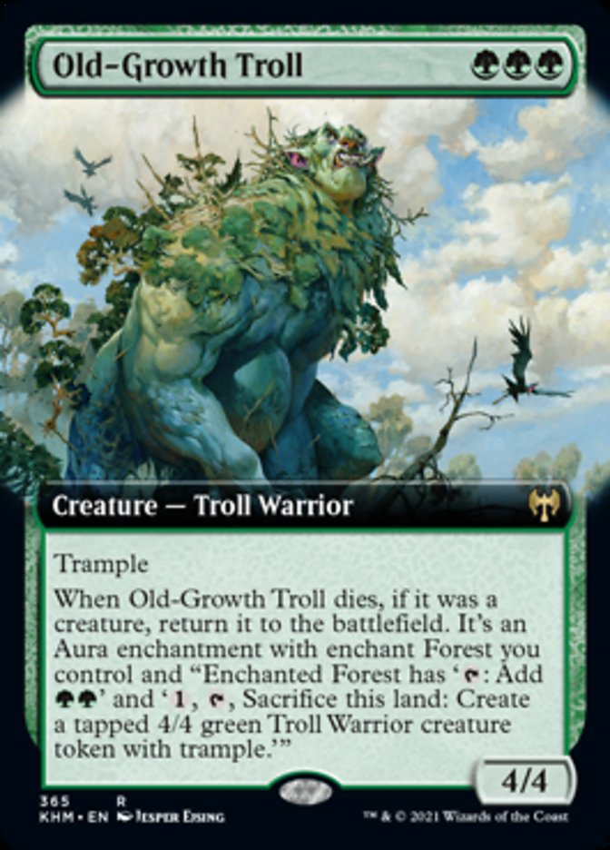 Old-Growth Troll (Extended Art) [Kaldheim] | KingTCG.ca