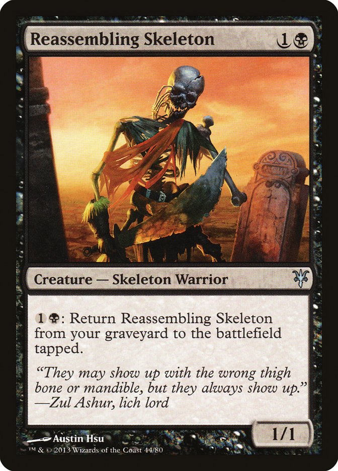 Reassembling Skeleton [Duel Decks: Sorin vs. Tibalt] | KingTCG.ca