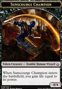 Sunscourge Champion // Cat Double-sided Token [Hour of Devastation Tokens] | KingTCG.ca