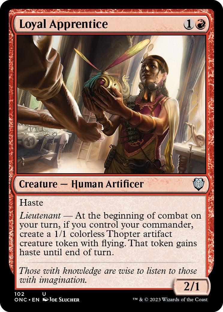 Loyal Apprentice [Phyrexia: All Will Be One Commander] | KingTCG.ca