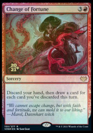 Change of Fortune [Innistrad: Crimson Vow Prerelease Promos] | KingTCG.ca