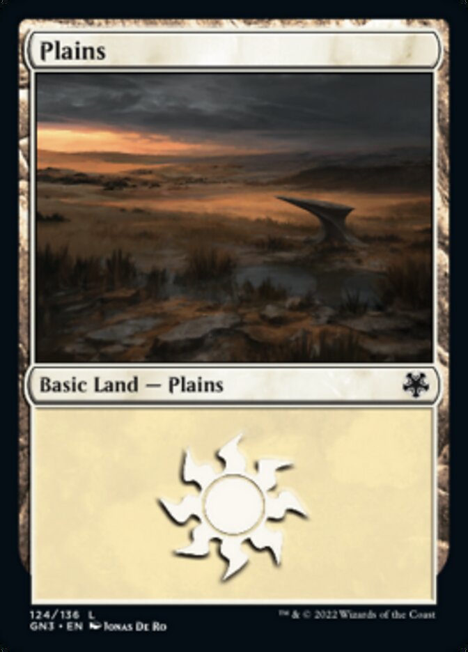 Plains (124) [Game Night: Free-for-All] | KingTCG.ca