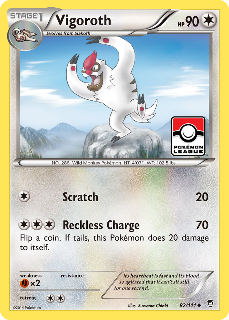 Vigoroth (82/111) [XY: Furious Fists] | KingTCG.ca