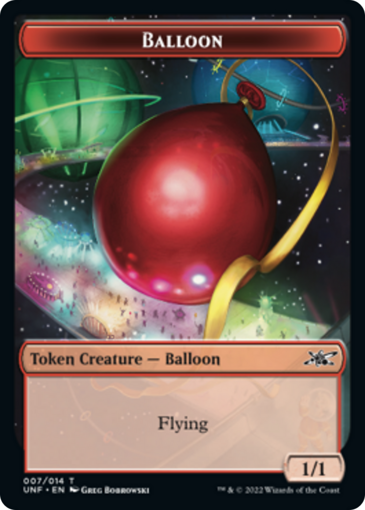 Cat // Balloon Double-sided Token [Unfinity Tokens] | KingTCG.ca