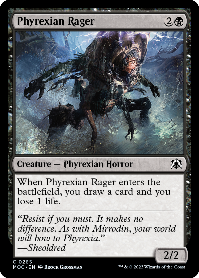 Phyrexian Rager [March of the Machine Commander] | KingTCG.ca