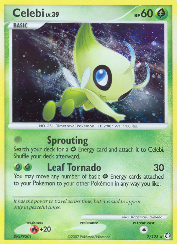 Celebi (7/123) [Diamond & Pearl: Mysterious Treasures] | KingTCG.ca