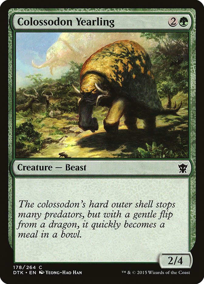 Colossodon Yearling [Dragons of Tarkir] | KingTCG.ca