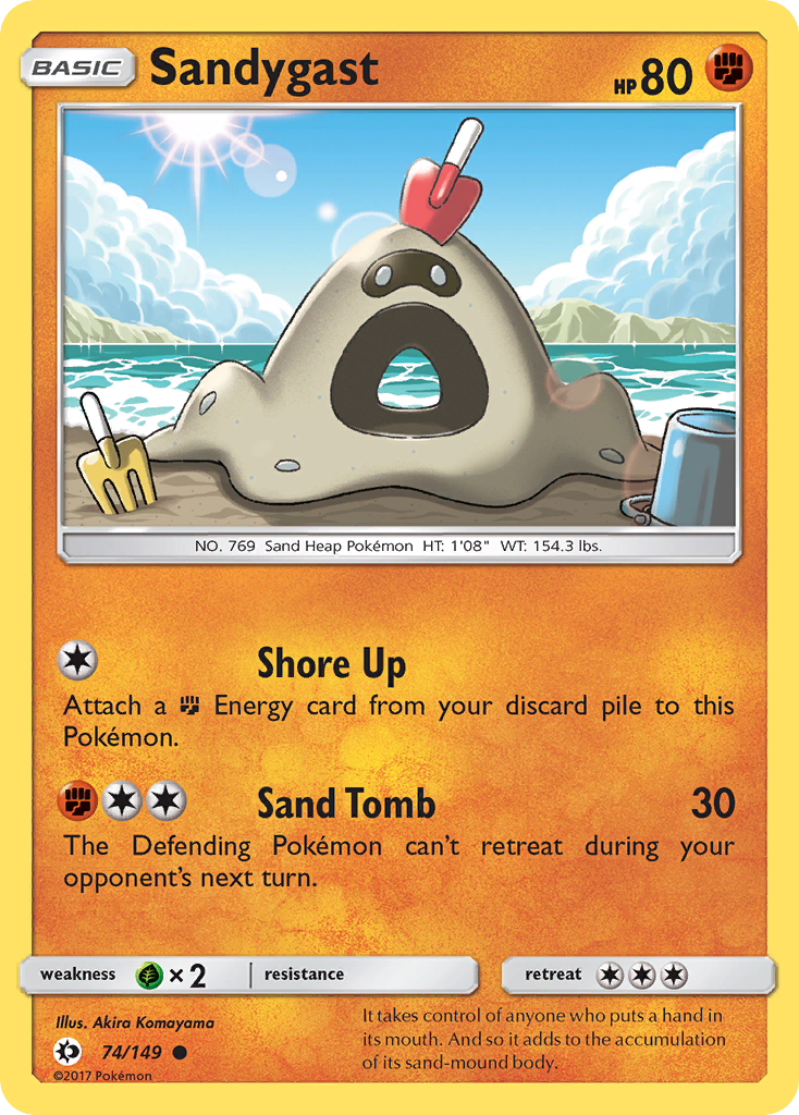 Sandygast (74/149) [Sun & Moon: Base Set] | KingTCG.ca