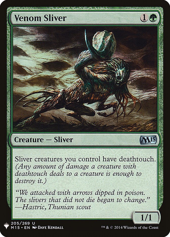 Venom Sliver [Mystery Booster] | KingTCG.ca