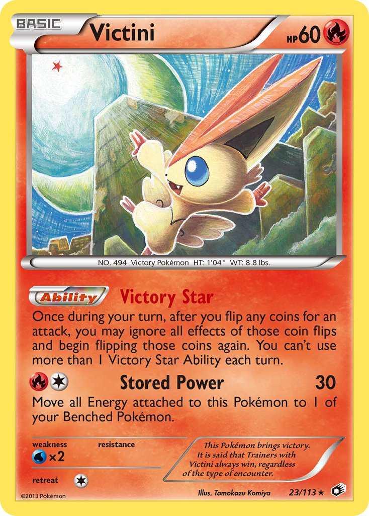 Victini (23/113) (Theme Deck Exclusive) [Black & White: Legendary Treasures] | KingTCG.ca