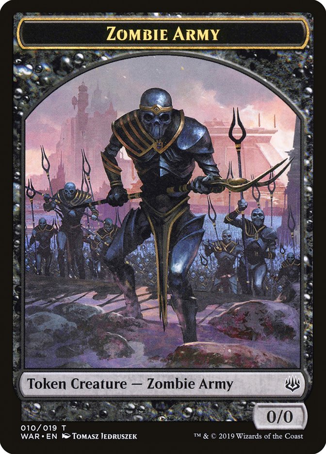 Zombie Army (010/019) [War of the Spark Tokens] | KingTCG.ca