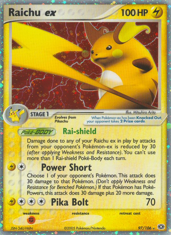 Raichu ex (97/106) [EX: Emerald] | KingTCG.ca