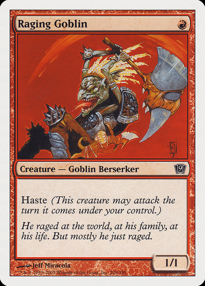 Raging Goblin [Ninth Edition] | KingTCG.ca