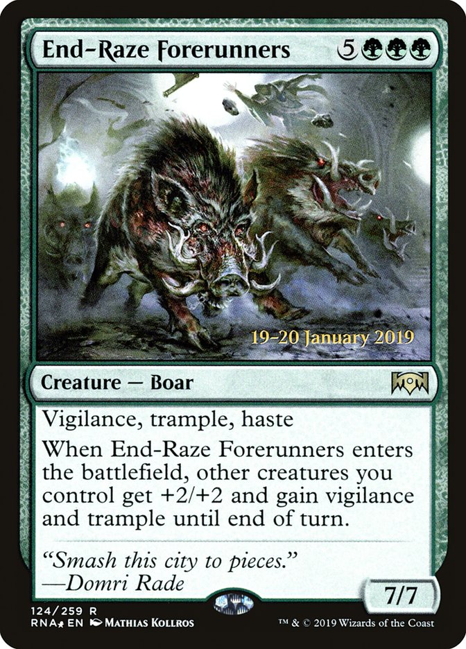 End-Raze Forerunners [Ravnica Allegiance Prerelease Promos] | KingTCG.ca