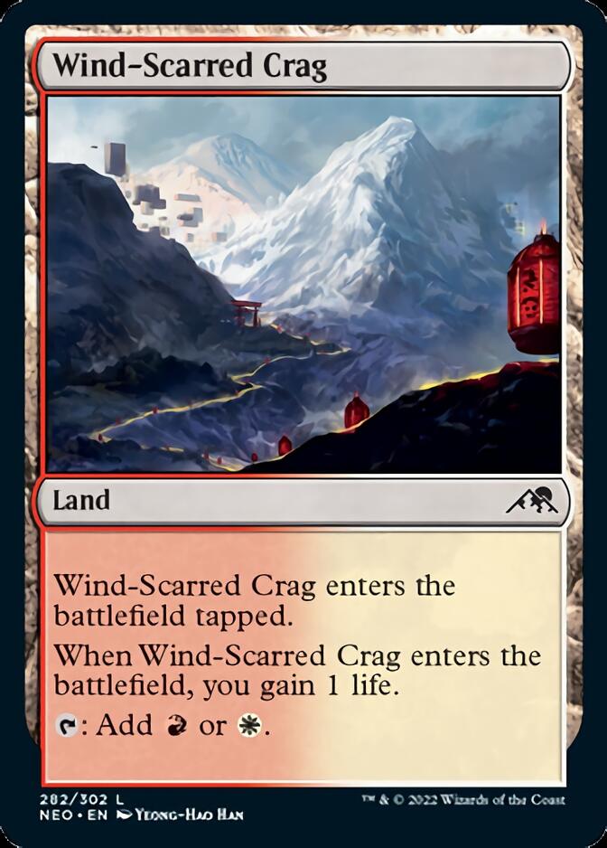 Wind-Scarred Crag [Kamigawa: Neon Dynasty] | KingTCG.ca