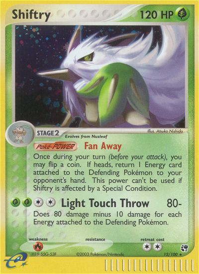 Shiftry (12/100) [EX: Sandstorm] | KingTCG.ca