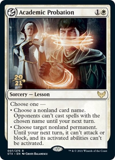 Academic Probation [Strixhaven: School of Mages Prerelease Promos] | KingTCG.ca