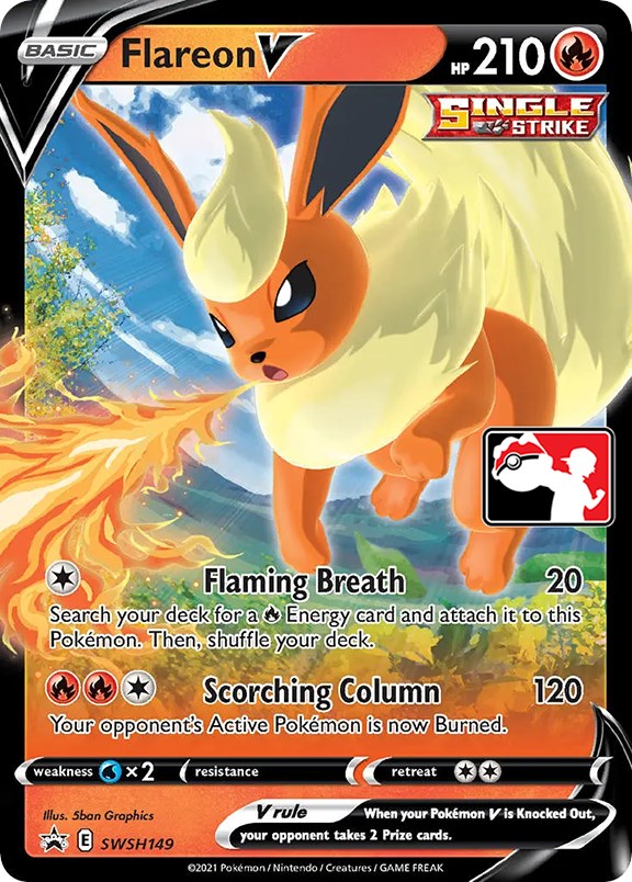 Flareon V (SWSH149) [Prize Pack Series One] | KingTCG.ca