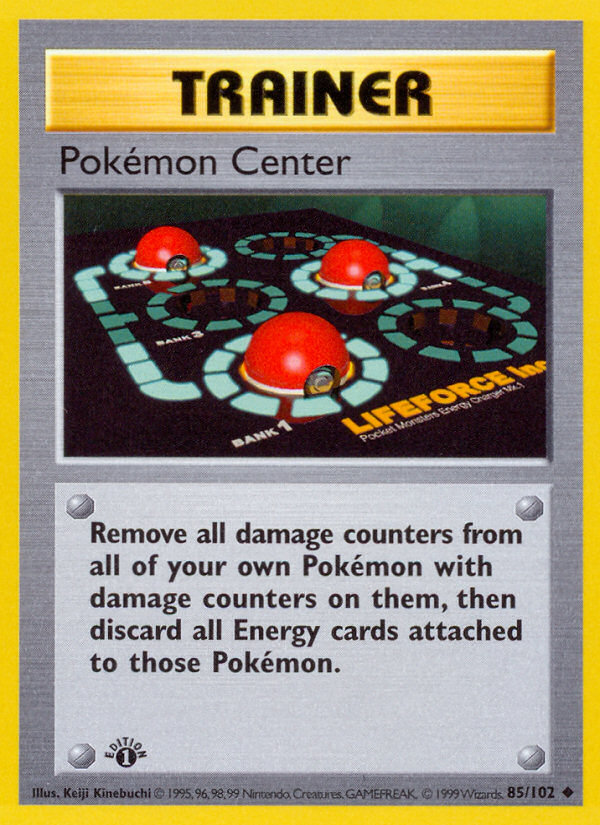 Pokemon Center (85/102) [Base Set 1st Edition] | KingTCG.ca