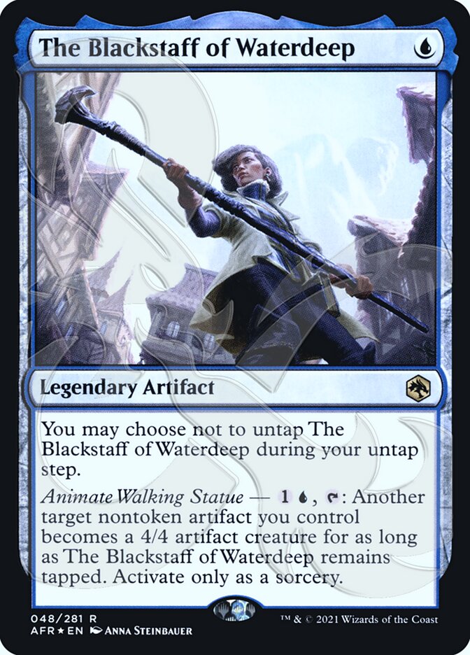 The Blackstaff of Waterdeep (Ampersand Promo) [Dungeons & Dragons: Adventures in the Forgotten Realms Promos] | KingTCG.ca