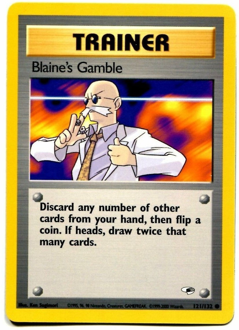 Blaine's Gamble (121/132) [Gym Heroes] | KingTCG.ca