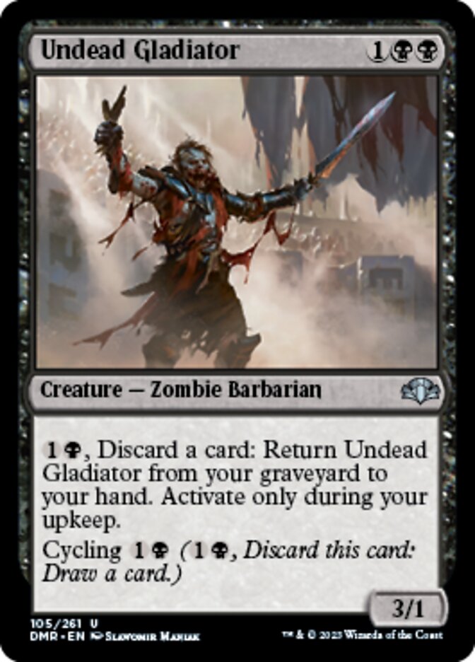 Undead Gladiator [Dominaria Remastered] | KingTCG.ca