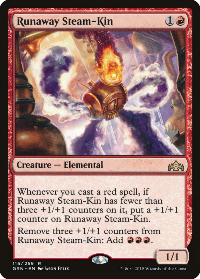 Runaway Steam-Kin [Guilds of Ravnica Promos] | KingTCG.ca