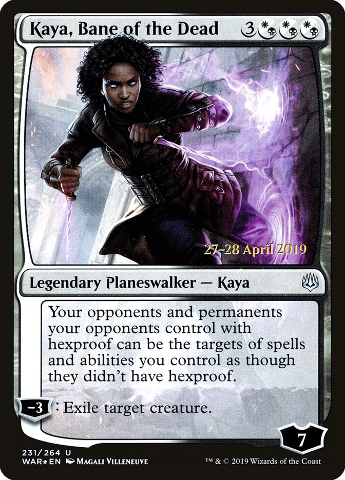 Kaya, Bane of the Dead  [War of the Spark Prerelease Promos] | KingTCG.ca