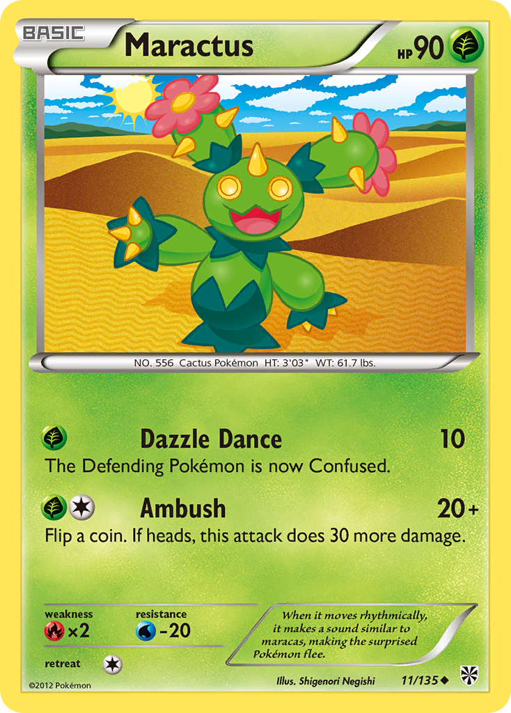 Maractus (11/135) [Black & White: Plasma Storm] | KingTCG.ca