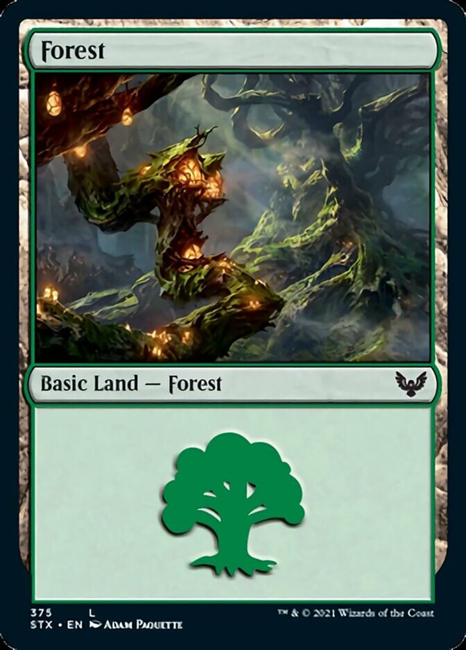 Forest (#375) [Strixhaven: School of Mages] | KingTCG.ca