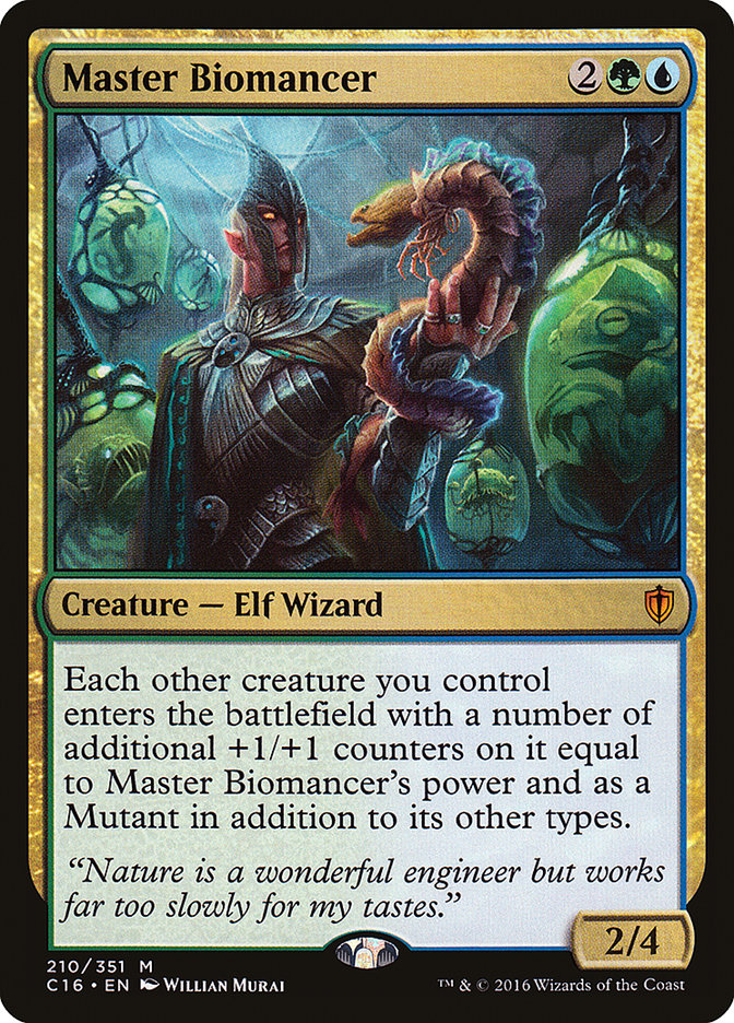 Master Biomancer [Commander 2016] | KingTCG.ca