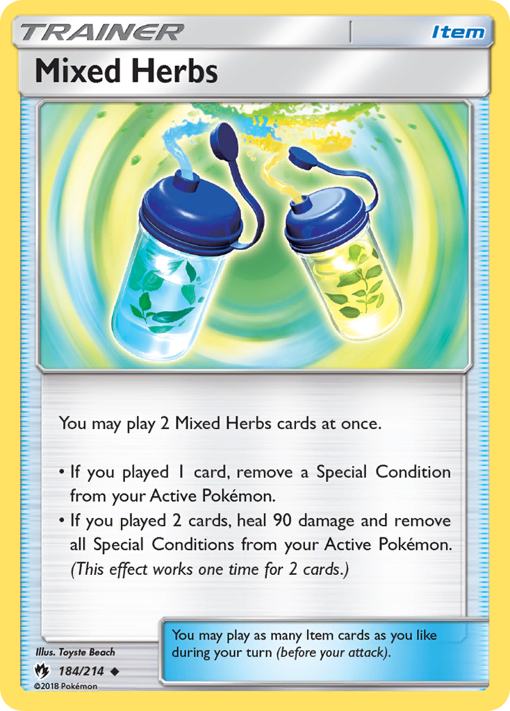 Mixed Herbs (184/214) [Sun & Moon: Lost Thunder] | KingTCG.ca