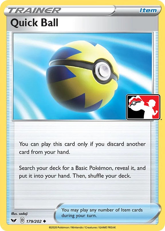 Quick Ball (179/202) [Prize Pack Series One] | KingTCG.ca