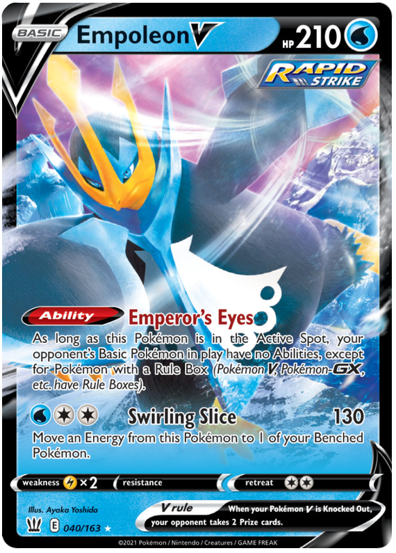 Empoleon V (040/163) [Sword & Shield: Battle Styles] | KingTCG.ca