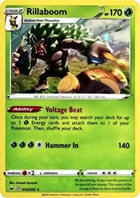 Rillaboom - 014/202 (Cosmos Holo) [Miscellaneous Cards & Products] | KingTCG.ca