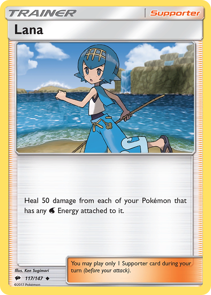 Lana (117/147) [Sun & Moon: Burning Shadows] | KingTCG.ca