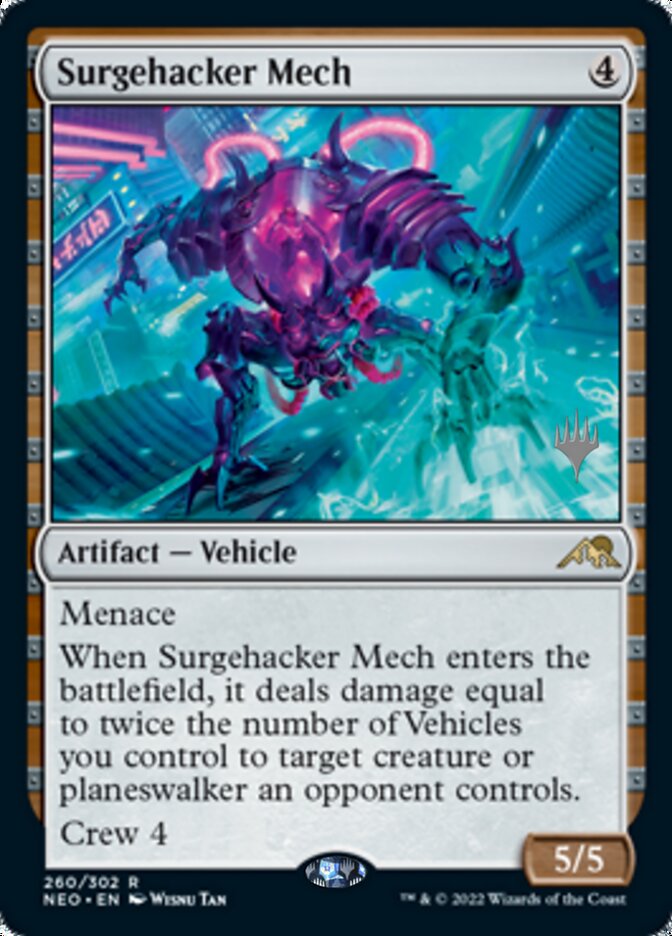 Surgehacker Mech (Promo Pack) [Kamigawa: Neon Dynasty Promos] | KingTCG.ca