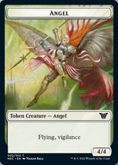 Angel // Elephant Double-sided Token [Kamigawa: Neon Dynasty Commander Tokens] | KingTCG.ca