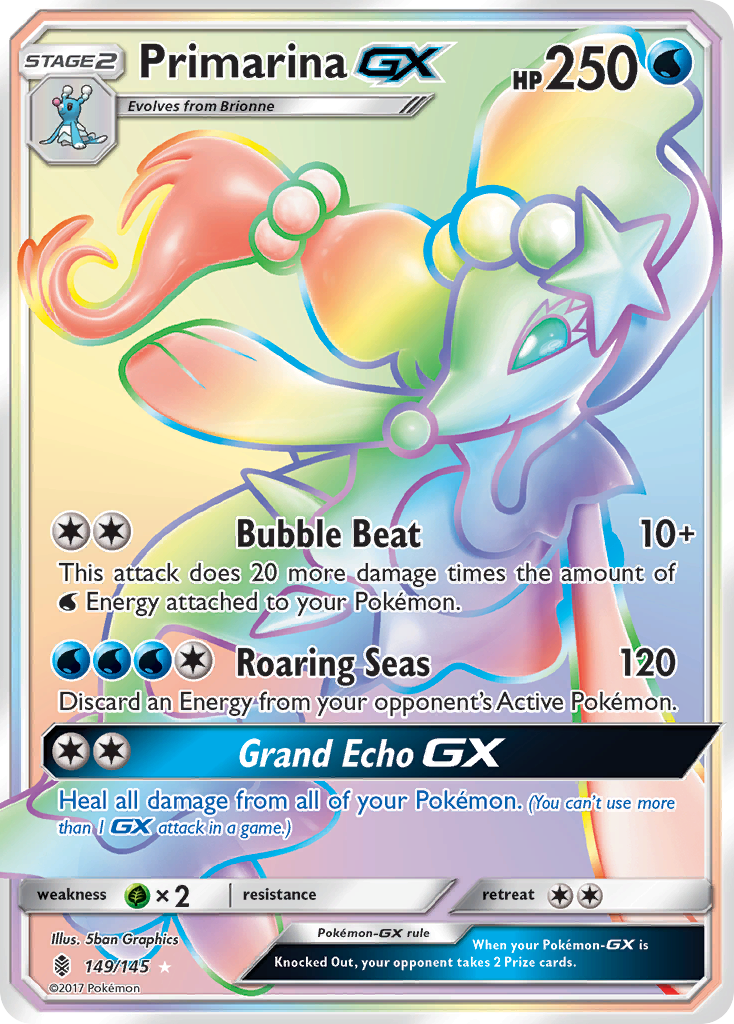 Primarina GX (149/145) [Sun & Moon: Guardians Rising] | KingTCG.ca