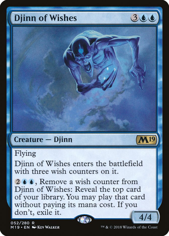 Djinn of Wishes [Core Set 2019] | KingTCG.ca