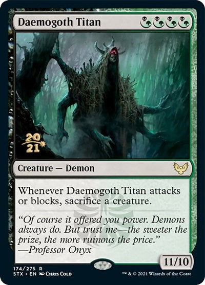 Daemogoth Titan [Strixhaven: School of Mages Prerelease Promos] | KingTCG.ca